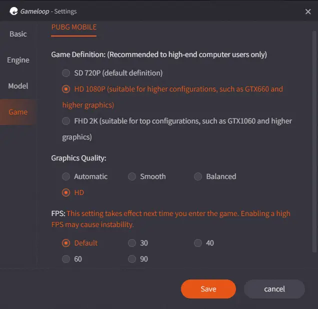 Gameloop Pubg Mobile Settings